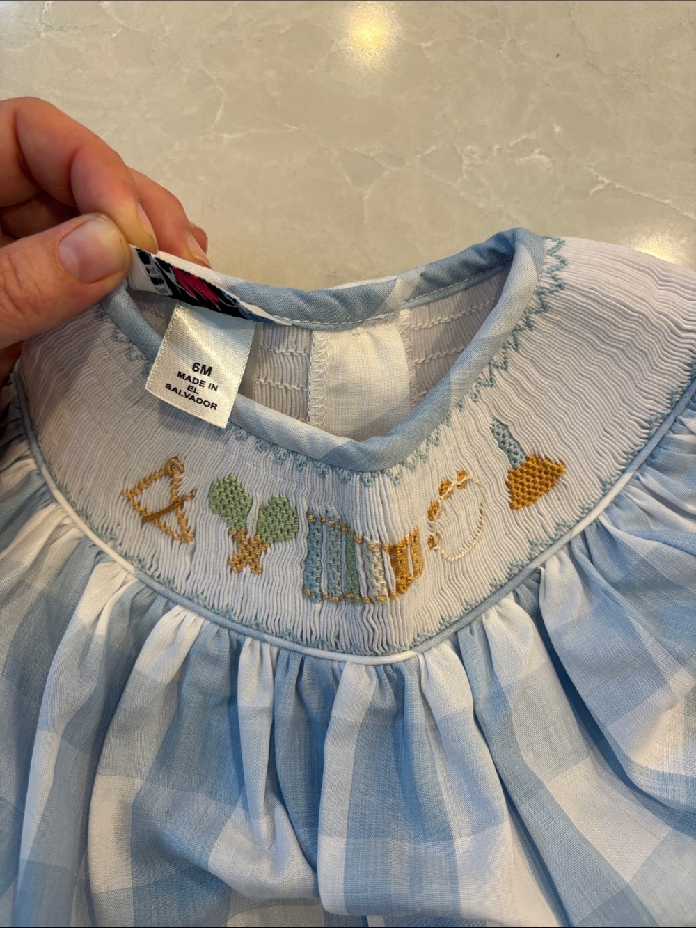 NWT Ruth and Ralph 6M Music smocked bubble - Picture 2 of 4